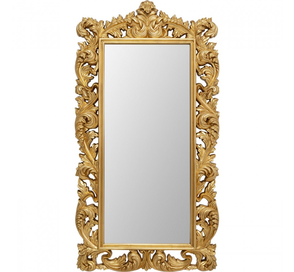 Miroir Valentina doré 190x100cm Kare Design