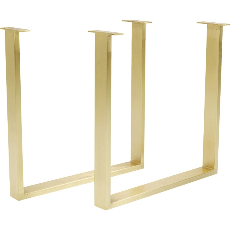 Pieds de table Tavola acier set de 2 Kare Design