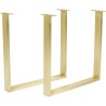 Pieds de table Tavola acier set de 2 Kare Design