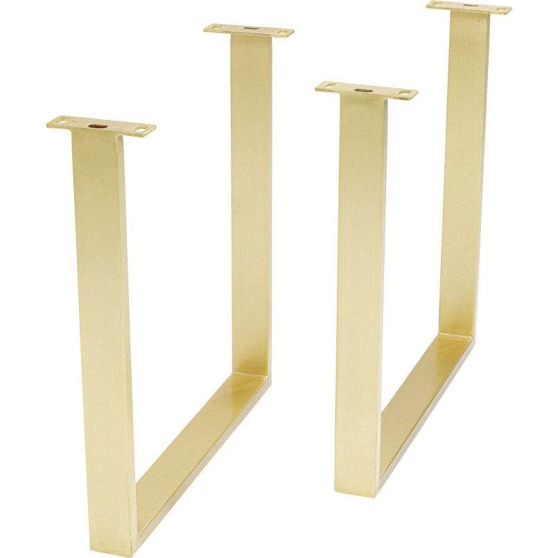 Pieds de table Tavola acier set de 2 Kare Design