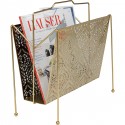 Porte-magazines Basket doré 38cm Kare Design