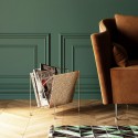 Porte-magazines Basket doré 38cm Kare Design