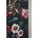 Peinture cerf fleurs 90x140cm Kare Design