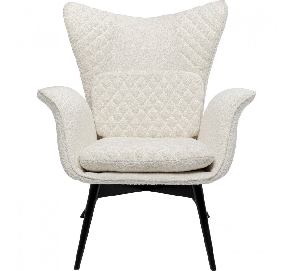 Fauteuil Tudor crème Kare Design