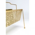 Porte-magazines Basket doré 32cm Kare Design