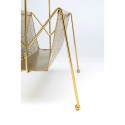 Porte-magazines Basket doré 32cm Kare Design