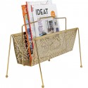 Porte-magazines Basket doré 32cm Kare Design