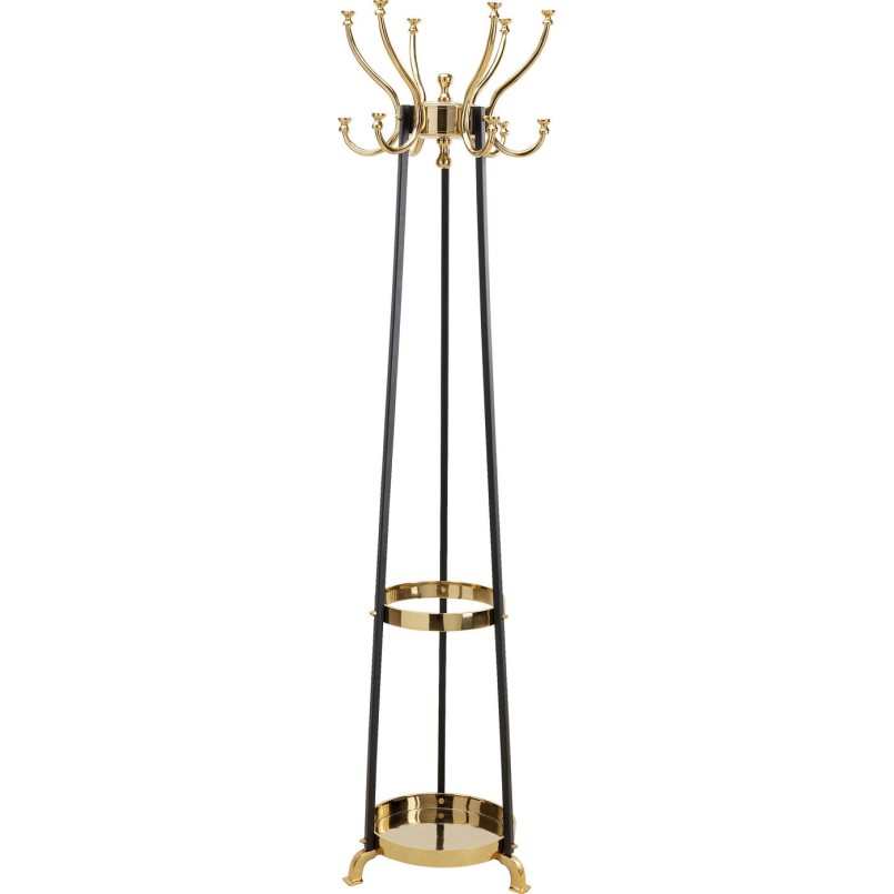 Portemanteau Luna noir et doré Kare Design