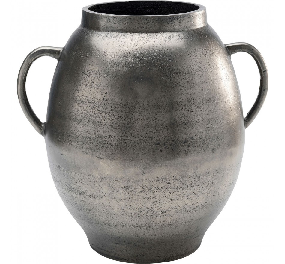 Vase Uria gris métallique Kare Design
