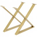 Pieds de table Tavola Cross laiton set de 2 Kare Design