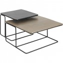 Tables basses Diego set de 2 Kare Design