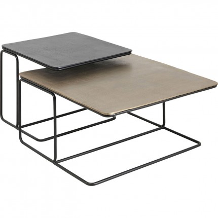 Tables basses Diego set de 2 Kare Design