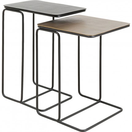 Tables d'appoint Diego set de 2 Kare Design