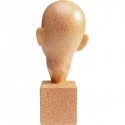 Déco demi visage orange Kare Design