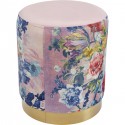 Tabouret Cherry Flower rose fleurs laiton Kare Design