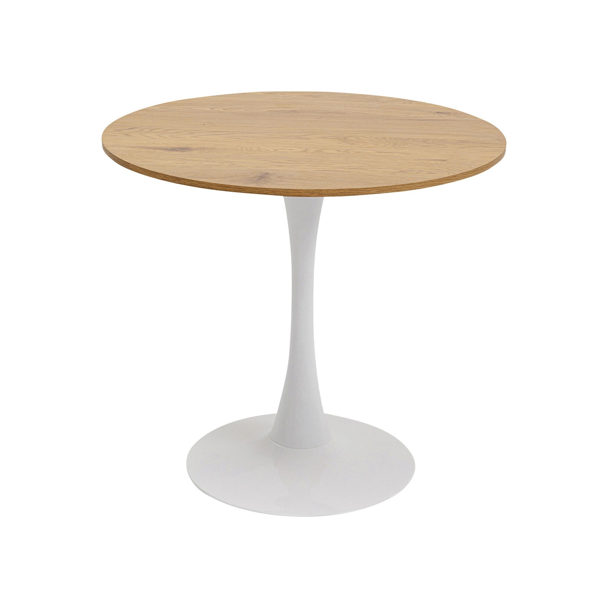 Table Schickeria 80cm chêne et blanche Kare Design