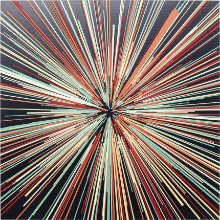 Tableau en verre Light Speed 100x100cm Kare Design 