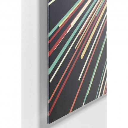 Tableau en verre Light Speed 100x100cm Kare Design 