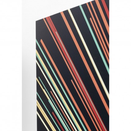 Tableau en verre Light Speed 100x100cm Kare Design 