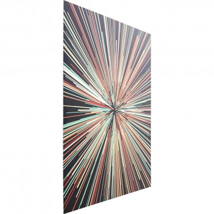 Tableau en verre Light Speed 100x100cm Kare Design 