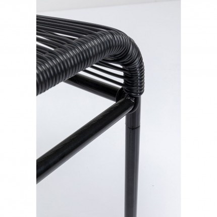 Tabouret Acapulco noir Kare Design