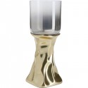 Bougeoir Jade doré 33cm Kare Design