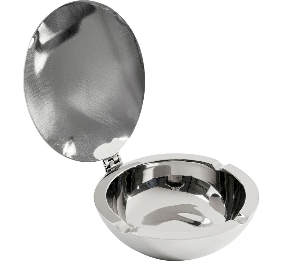 Cendrier Pin Up argenté 11cm Kare Design
