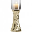 Bougeoir Jade doré 38cm Kare Design