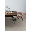 Chaise avec accoudoirs Belle rose Kare Design