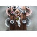 Chaise avec accoudoirs Belle grise Kare Design