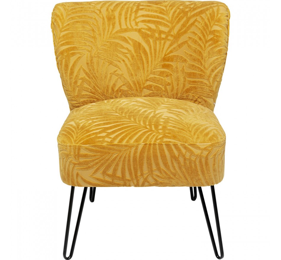 Fauteuil Palm Springs jaune Kare Design