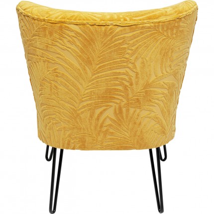Fauteuil Palm Springs jaune Kare Design
