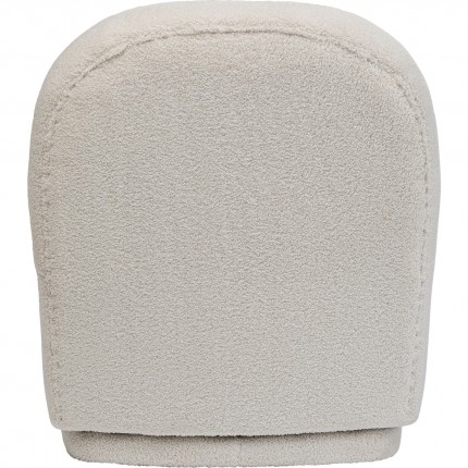 Fauteuil pivotant Ted crème Kare Design