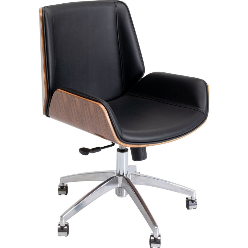 Chaise de bureau Rouven noire Kare Design
