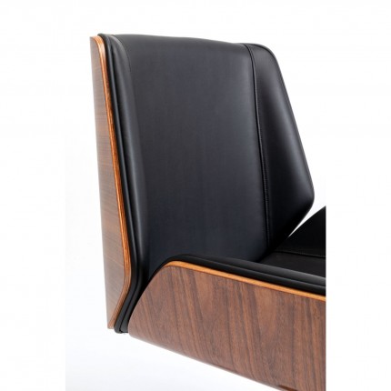 Chaise de bureau Rouven noire Kare Design Chaise de bureau Rouven noire Kare Design
