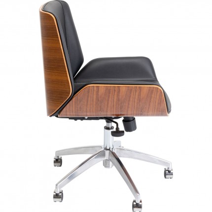 Chaise de bureau Rouven noire Kare Design