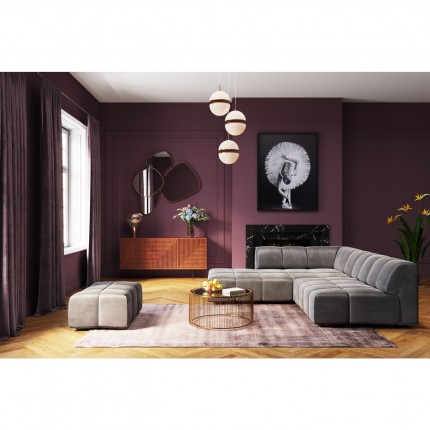Corner Sofa Belami grey left Kare Design