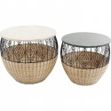 Tables d'appoint Esha set de 2 Kare Design