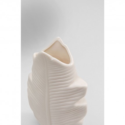 Vase Foglia blanc 20cm Kare Design