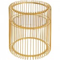Table d'appoint Wire laiton 37cm Kare Design