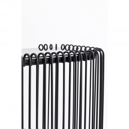 Console Wire noire 142x43cm Kare Design