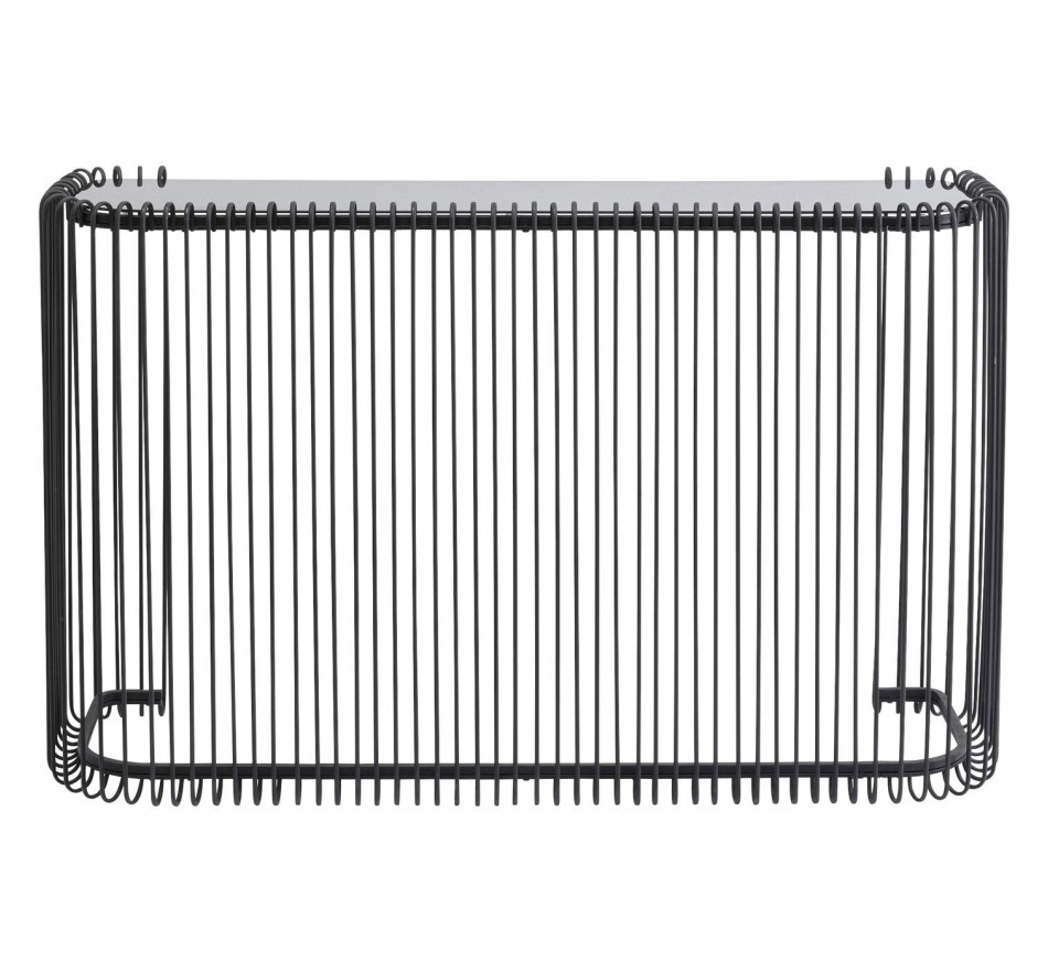 Console Wire noire 142x43cm Kare Design