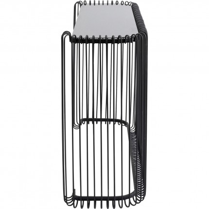 Console Wire noire 142x43cm Kare Design