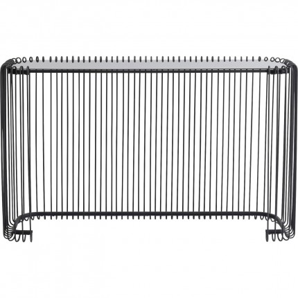Console Wire noire 142x43cm Kare Design