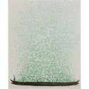 Tableau Touched fleurs pirogue beige et vert 80x100cm Kare Design