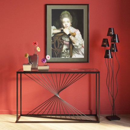 Tableau Frame Comtesse Incognito assise 82x112cm Kare Design