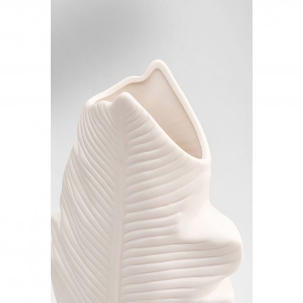 Vase Foglia blanc 29cm Kare Design