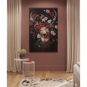 Tapis fleurs sauvages brodées 180x120cm Kare Design