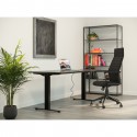 Bureau Office noir 140x60cm Kare Design