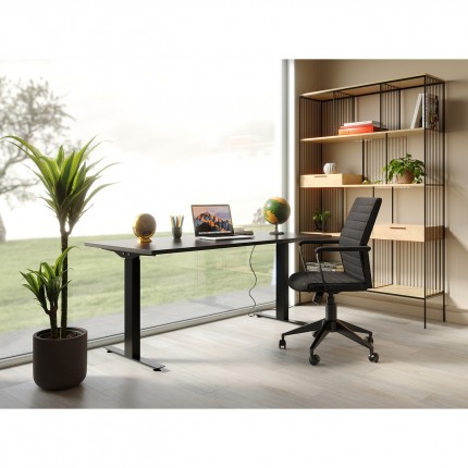 Chaise de bureau Labora noire Kare Design